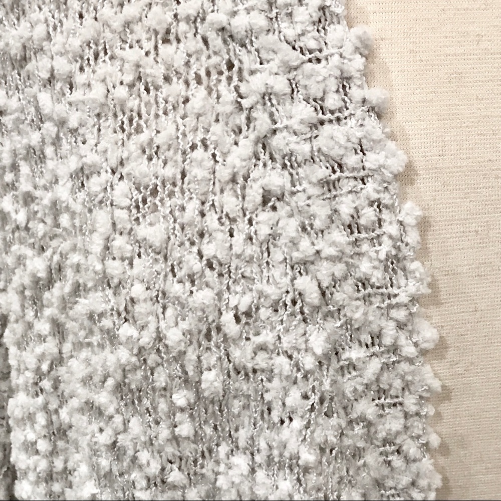 🦋LAST ONE🦋Chunky Knit Popcorn Cardigan Gray NWT - Picture 5 of 6